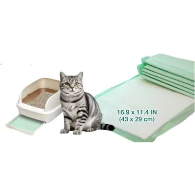 Wegwerpabsorberende pads voor kattenbakkast